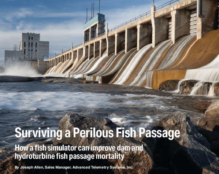 ATS' ARC800 Sensor Fish is Now Being Used World-wide to Help Protect Fish