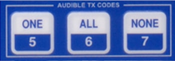 Audible TX Codes