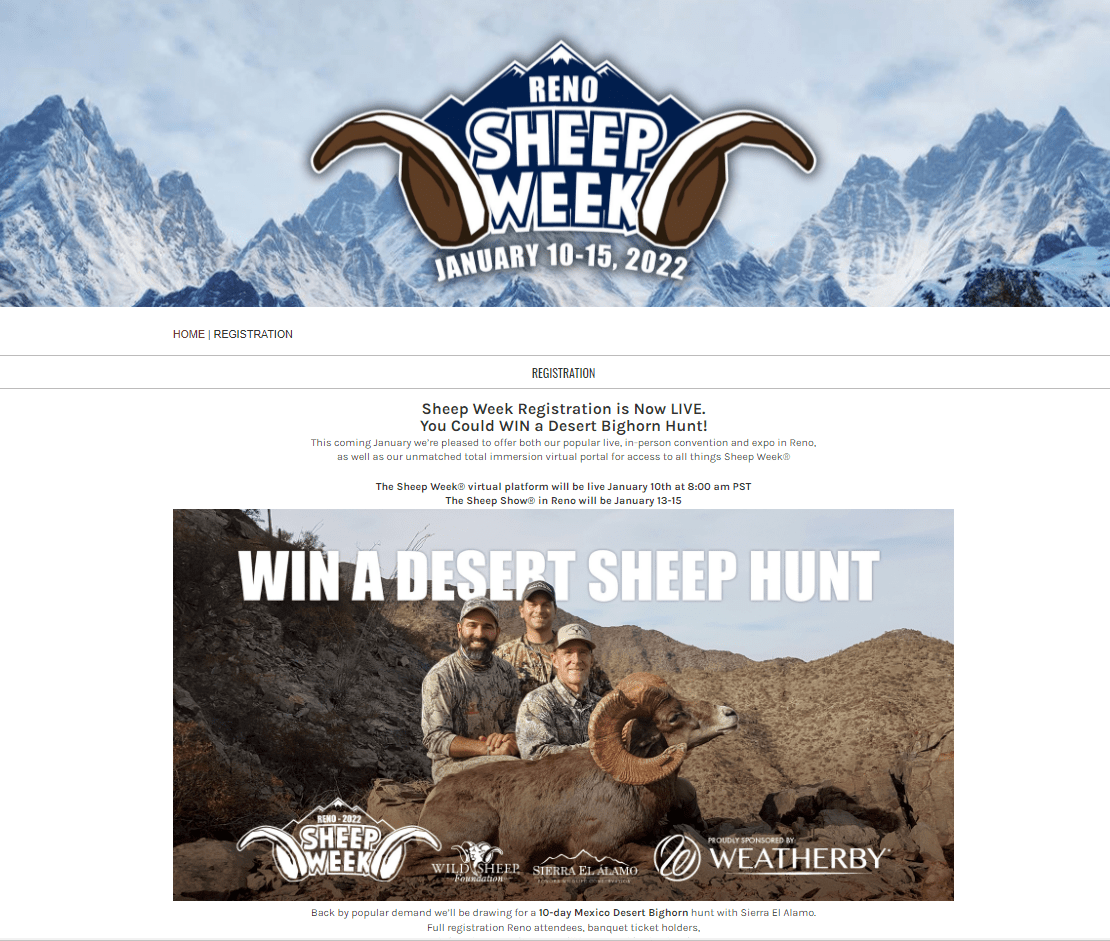 ATS Sales Crew will be at the Reno Sheep Week January 10-15 2022